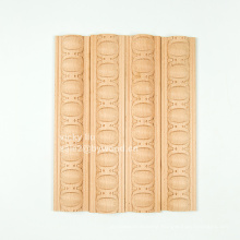 Furniture decoration frame design carved flower wood moulding